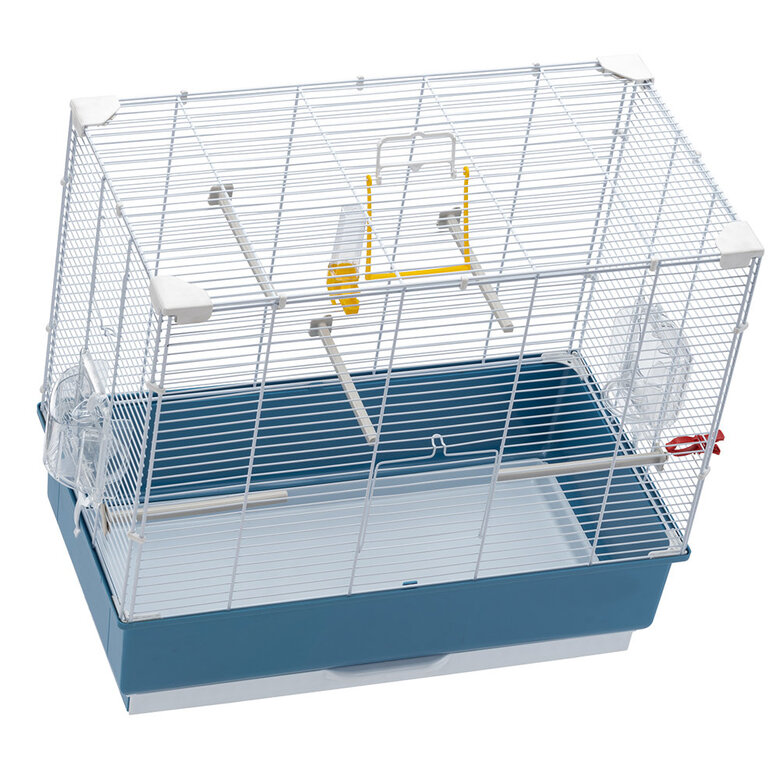 Ferplast - Cage Piano 4 pour Oiseaux - Bleu Image numéro 3 Ferplast - Cage Piano 4 pour Oiseaux - Bleu Image numéro 3