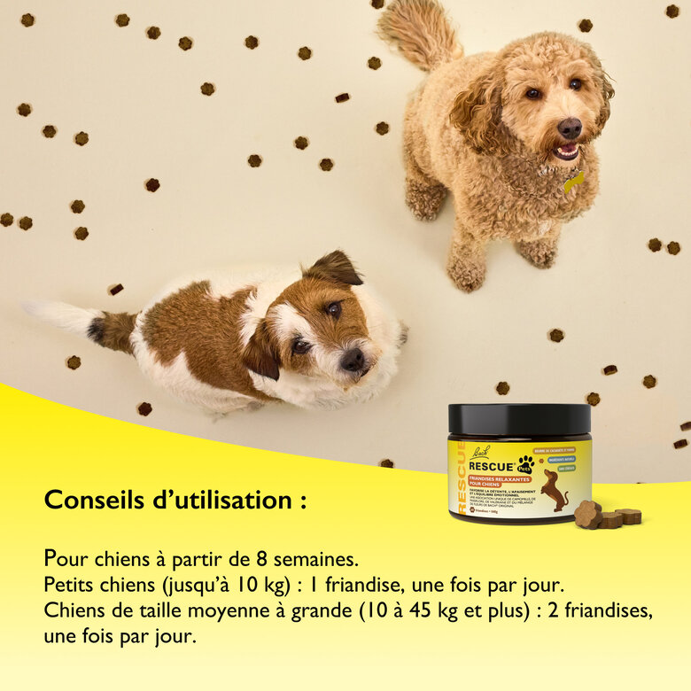Rescue Pets - Friandises Relaxantes pour chiens - 160g Image numéro 3 Rescue Pets - Friandises Relaxantes pour chiens - 160g Image numéro 3