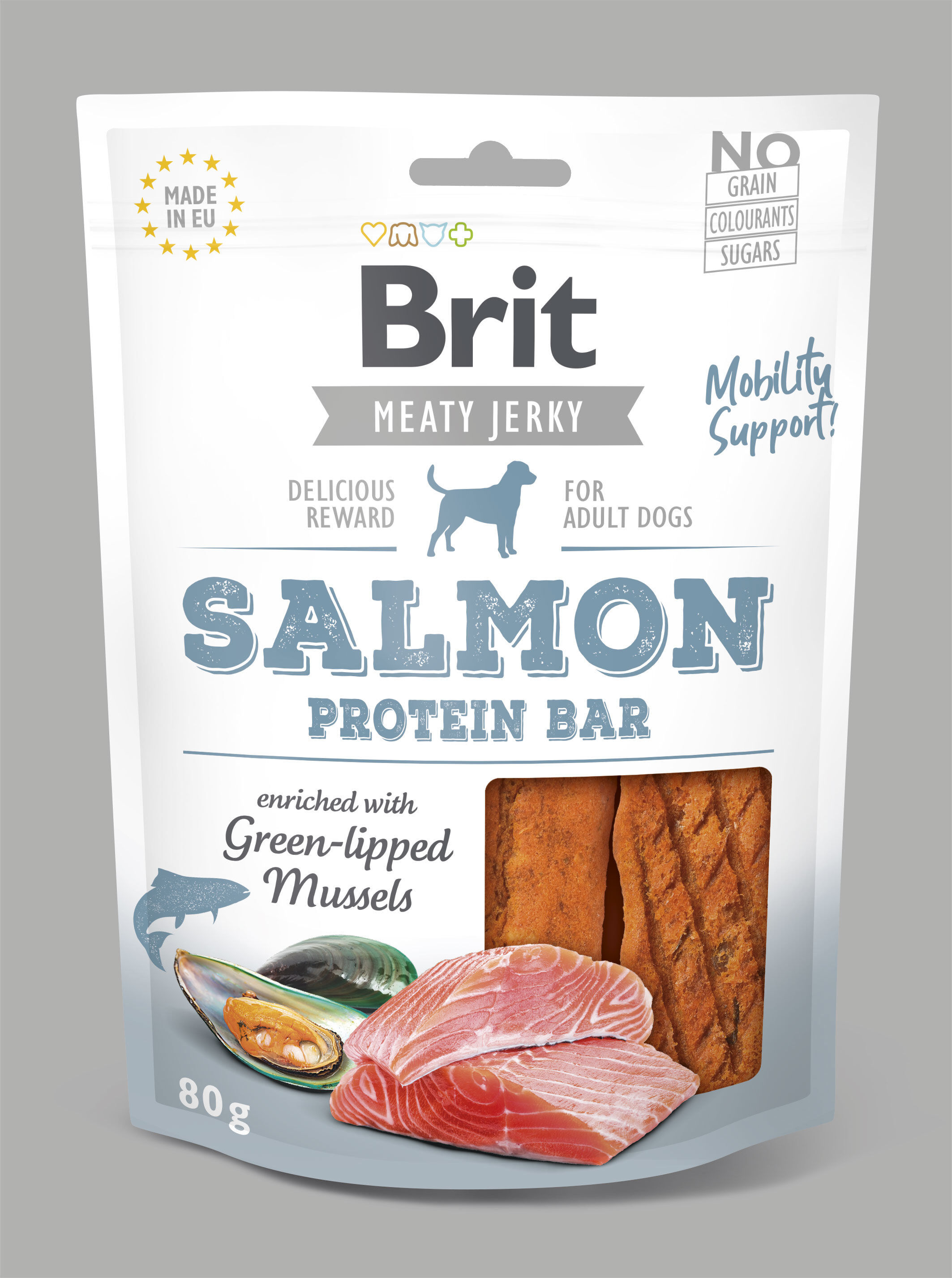 Brit - Friandises Barre Prot&eacute;in&eacute;e au Saumon pour Chiens - 80g Image num&eacute;ro 1