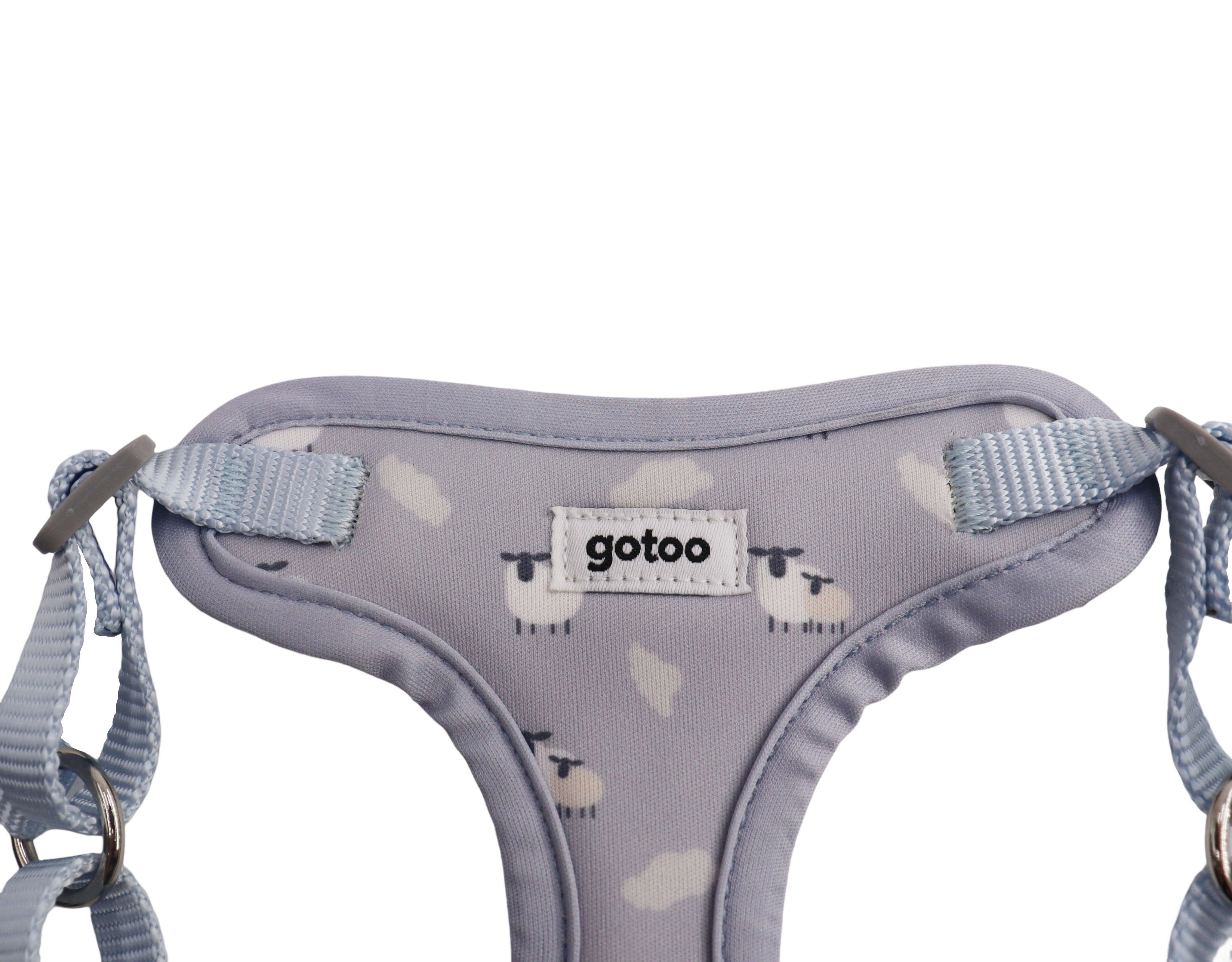 Gotoo- Harnais Mouton Gris pour Chiot - XXS Image num&eacute;ro 3