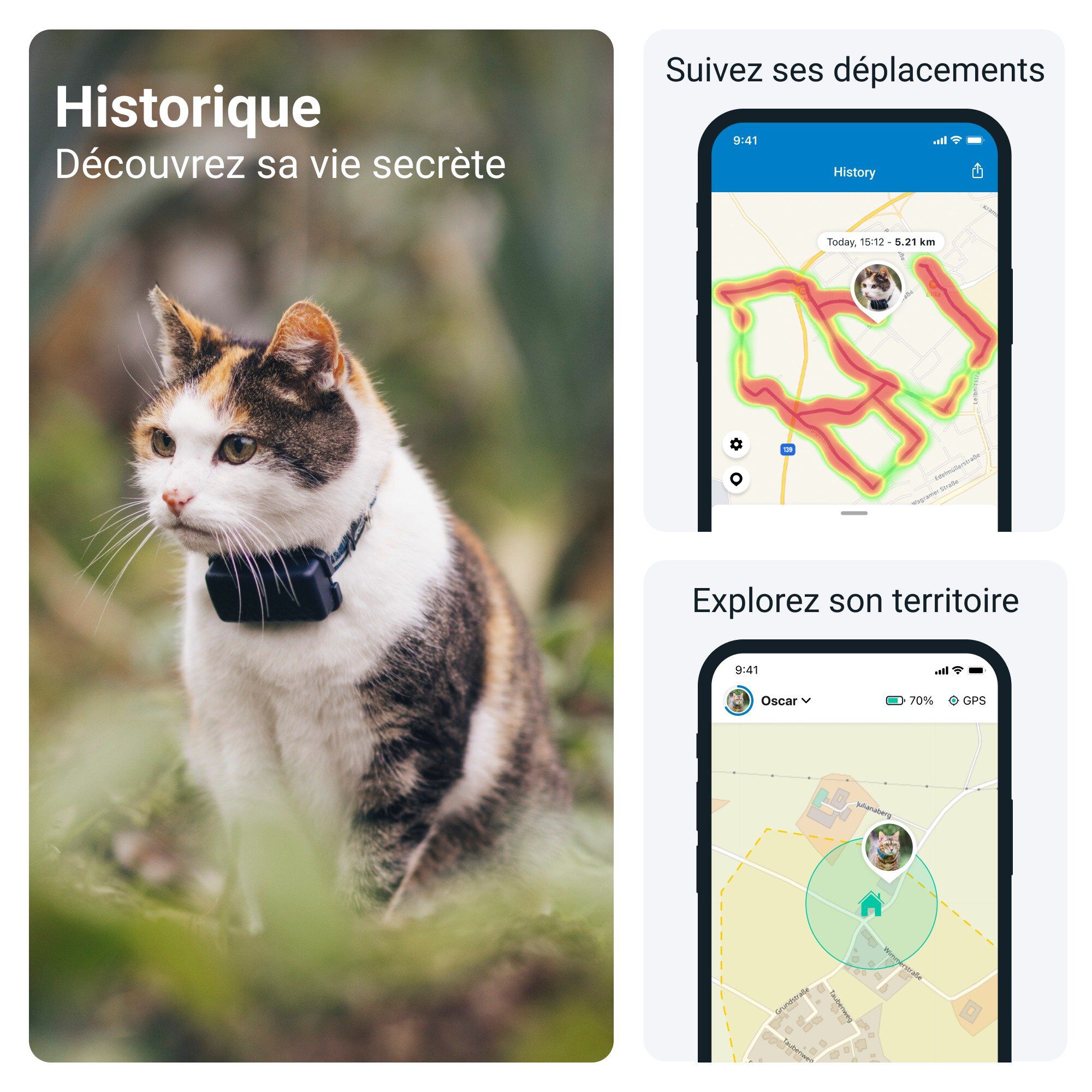 Tractive - Traceur GPS CAT mini pour Chats - 25g Image num&eacute;ro 4