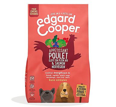 Edgard & Cooper - Croquettes au Poulet et Saumon pour Chien - 2,5Kg
