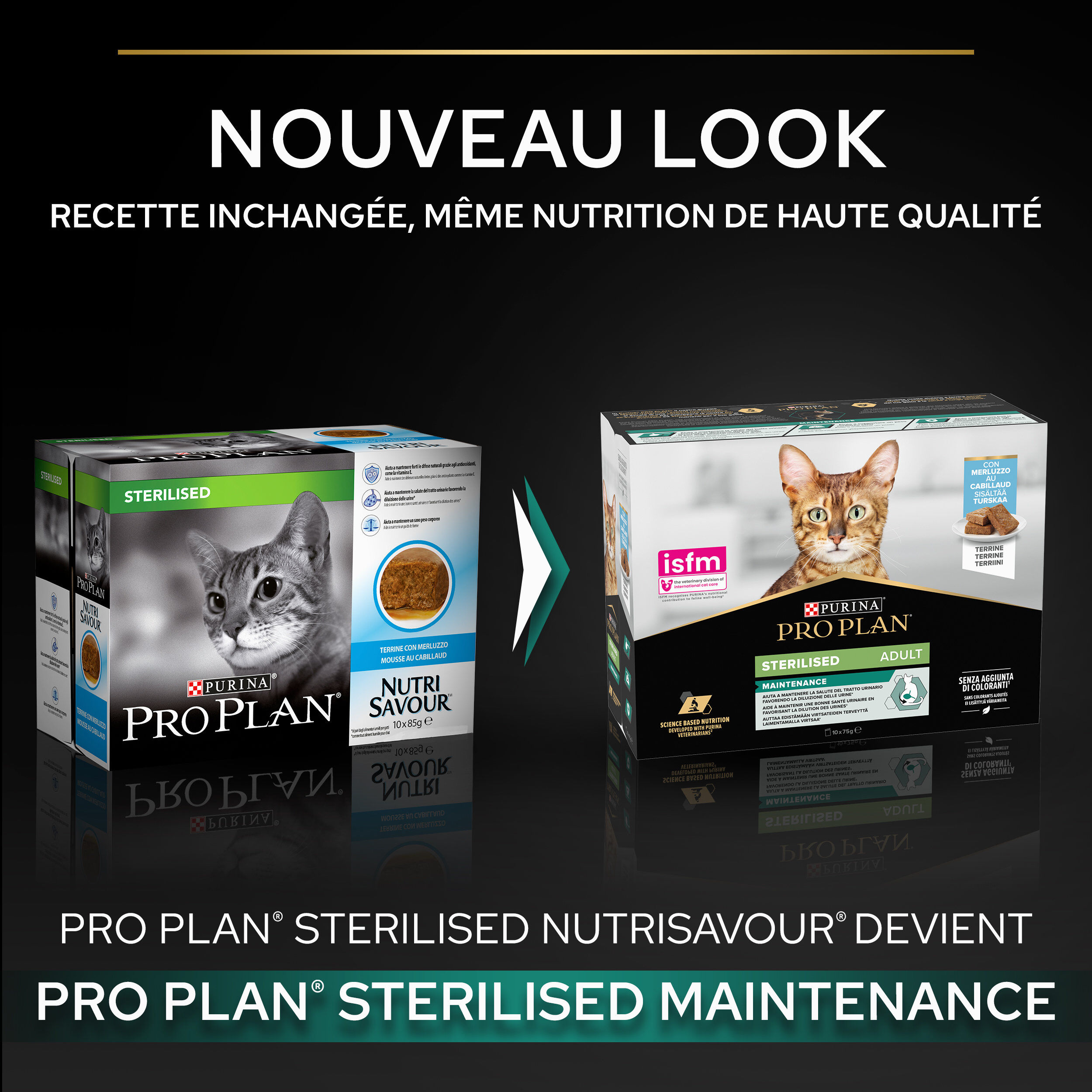 Pro Plan - P&acirc;t&eacute;e en Mousse NutriSavour au Cabillaud pour Chat - 10x85g Image num&eacute;ro 5