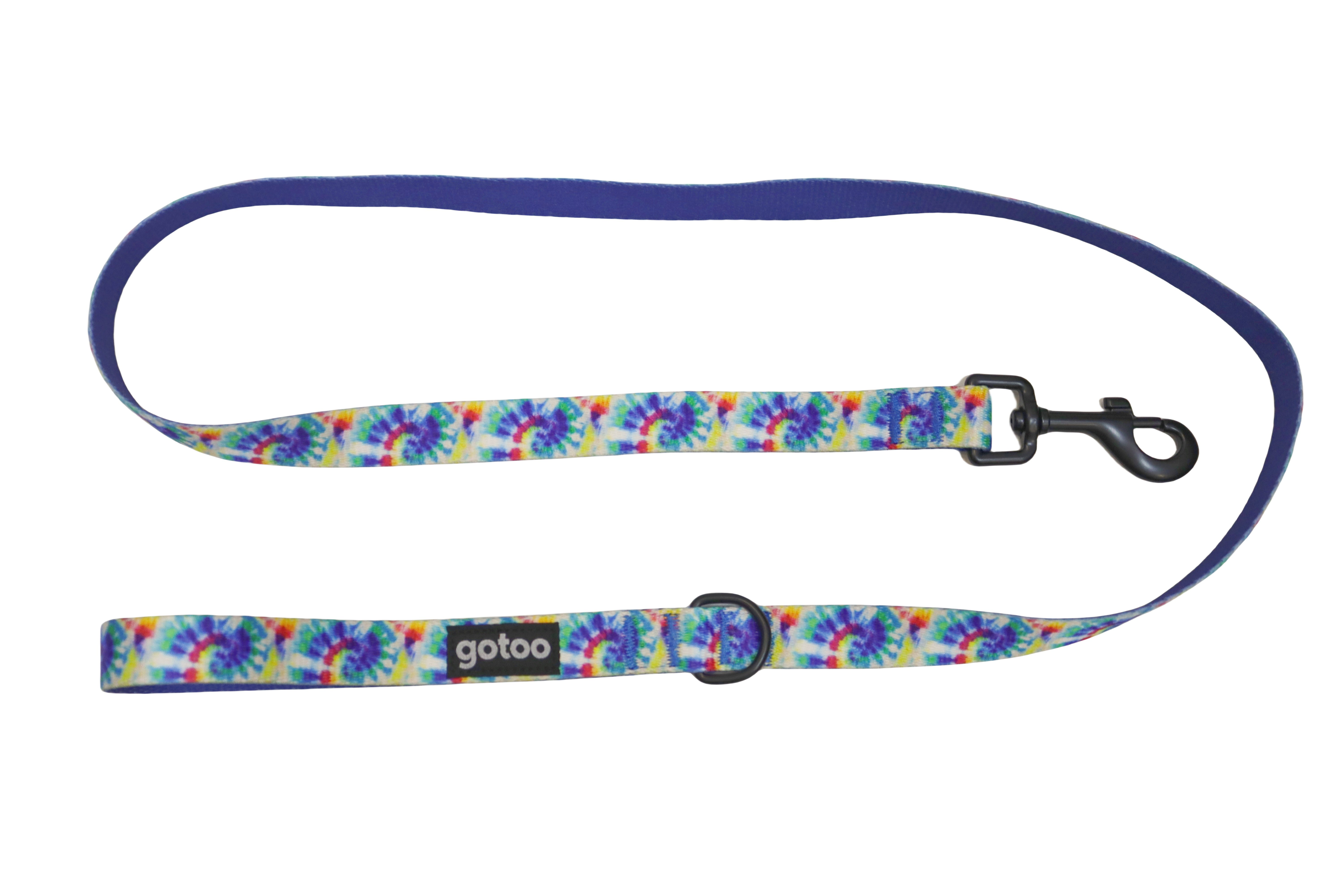 Gotoo - Laisse &agrave; motif Bleu pour Chien - M Image num&eacute;ro 1