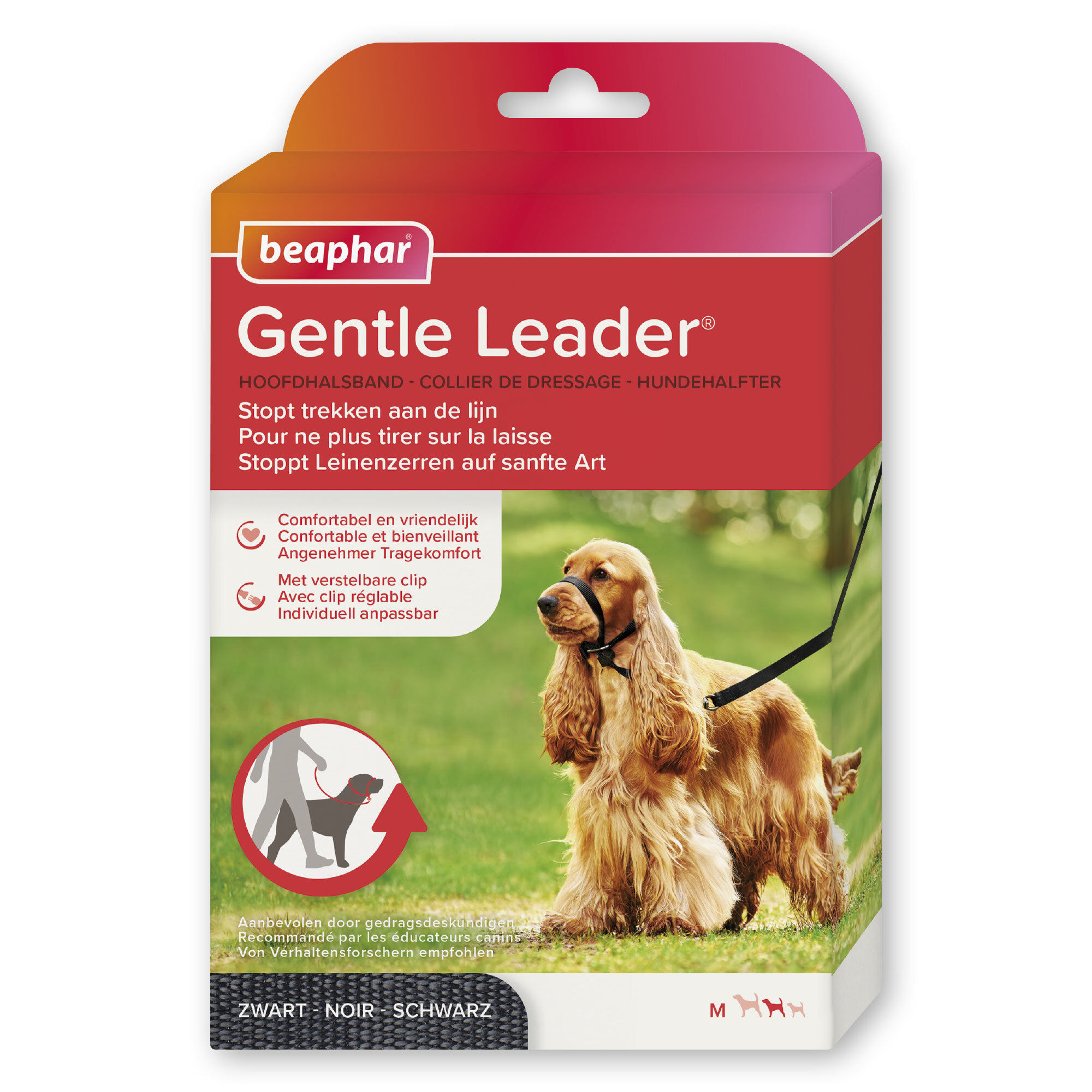 Beaphar - Collier de dressage GENTLE LEADER pour chiens moyens - Noir Image num&eacute;ro 1