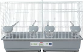 Zolux - Cage Primo Cati Blanc et Gris pour Oiseaux - 67cm