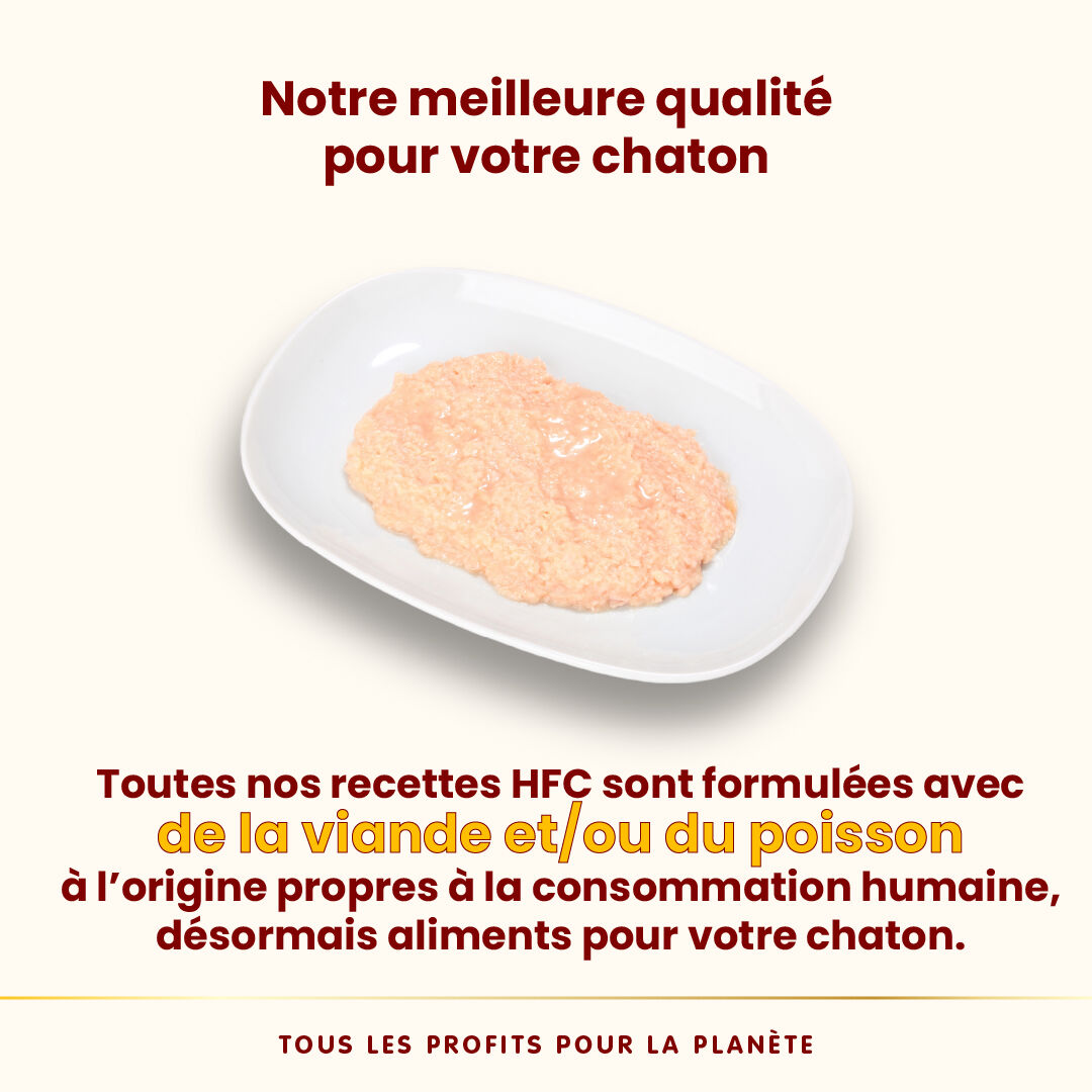 Almo Nature - P&acirc;t&eacute;e en Bo&icirc;te HFC Natural Kitten Poulet pour Chaton - 70g Image num&eacute;ro 3