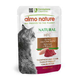 Almo Nature - P&acirc;t&eacute;e Hfc Natural Thon Et Poulet - 55g