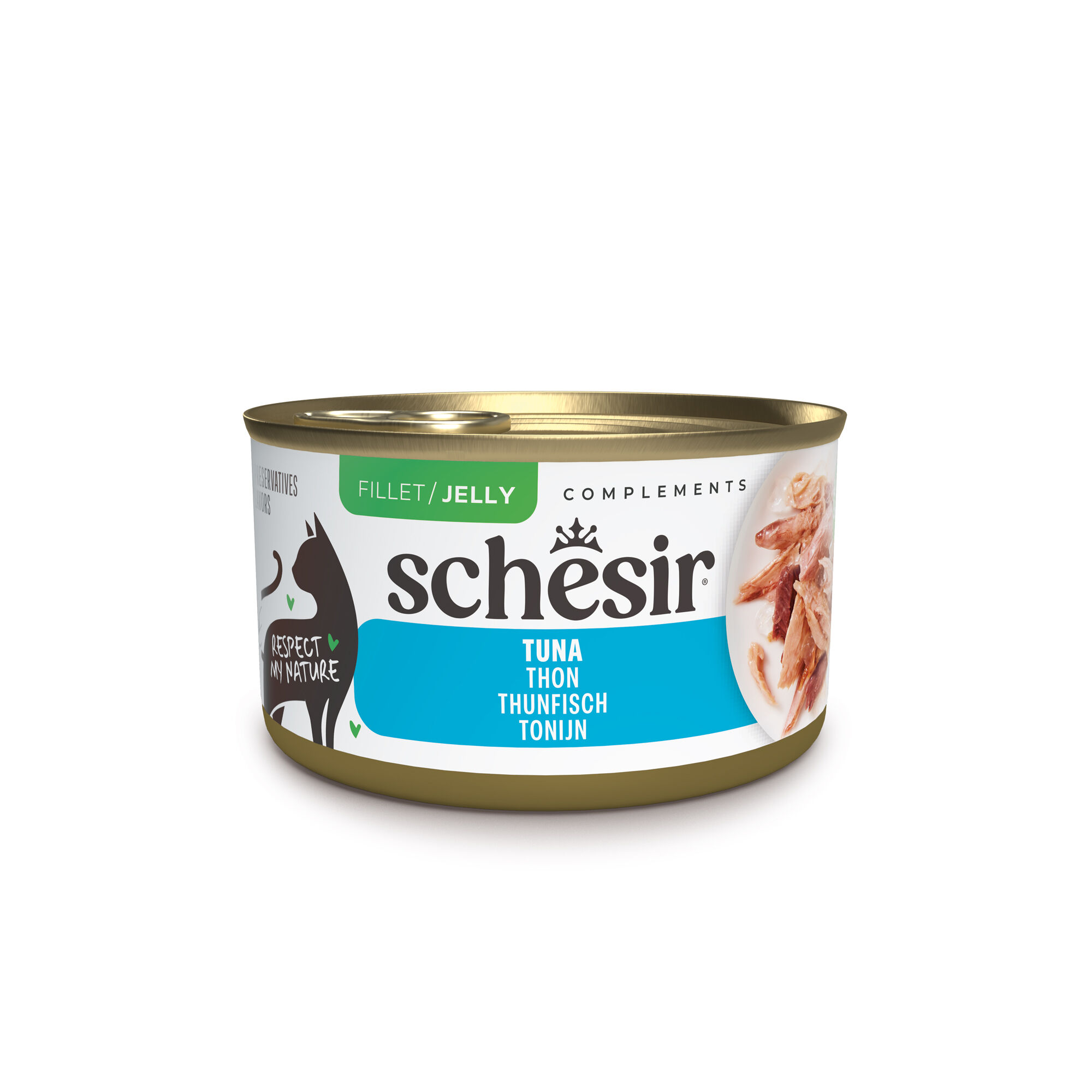 Schesir - P&acirc;t&eacute;e en Gel&eacute;e au Thon pour Chats - 70g Image num&eacute;ro 1