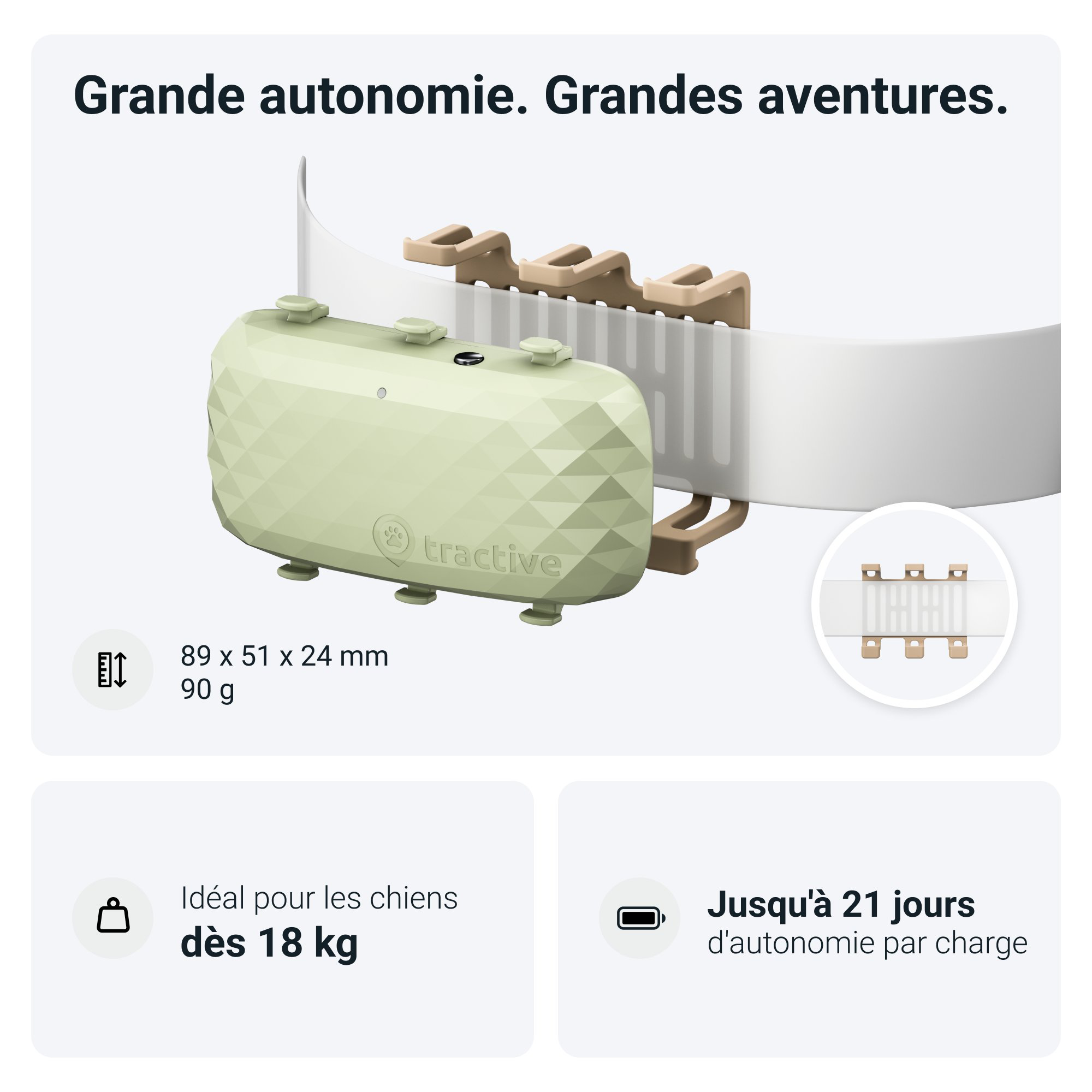Tractive - Traceur GPS DOG pour Chiens - XL Image num&eacute;ro 6