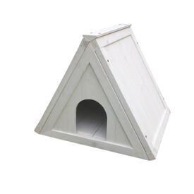 Duvoplus - Clapier Woodland Abri Triangle pour Lapin - 50x42x42cm