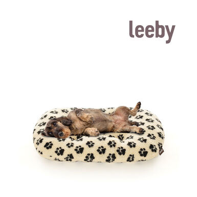 Leeby - Coussin Imprimé Pattes pour Chiens