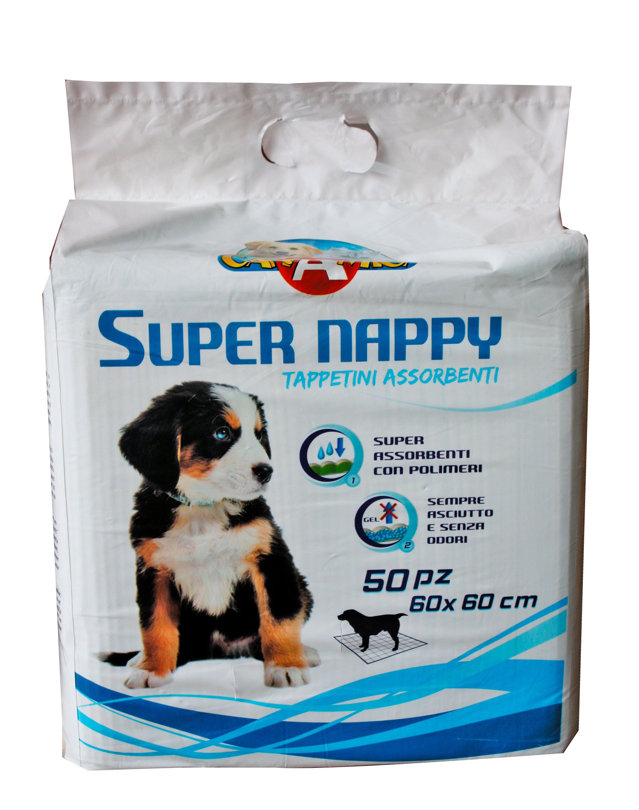 Croci - Tapis Hygi&eacute;nique Super Nappy x50 - 60x60cm Image num&eacute;ro 1