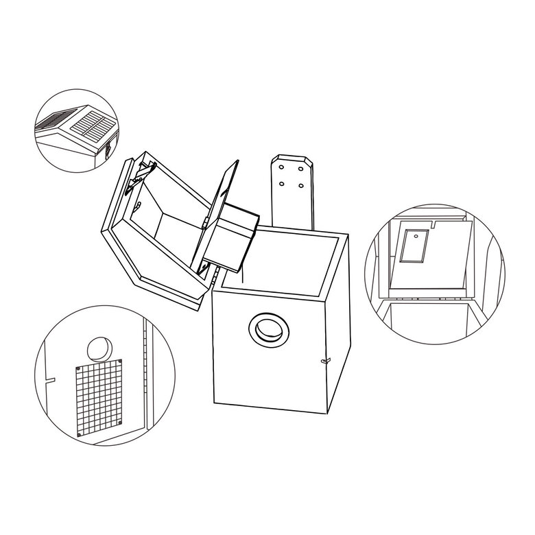 Croci - Nichoir Intelligent Wi Fi pour Oiseaux Image numéro 8 Croci - Nichoir Intelligent Wi Fi pour Oiseaux Image numéro 8