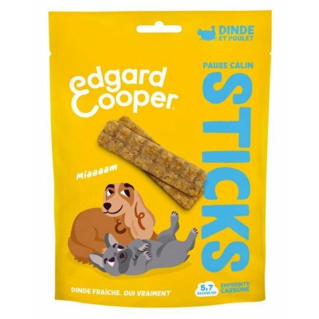 Edgard & Cooper - Sticks Adulte Dinde & Poulet - 75g Image num&eacute;ro 1