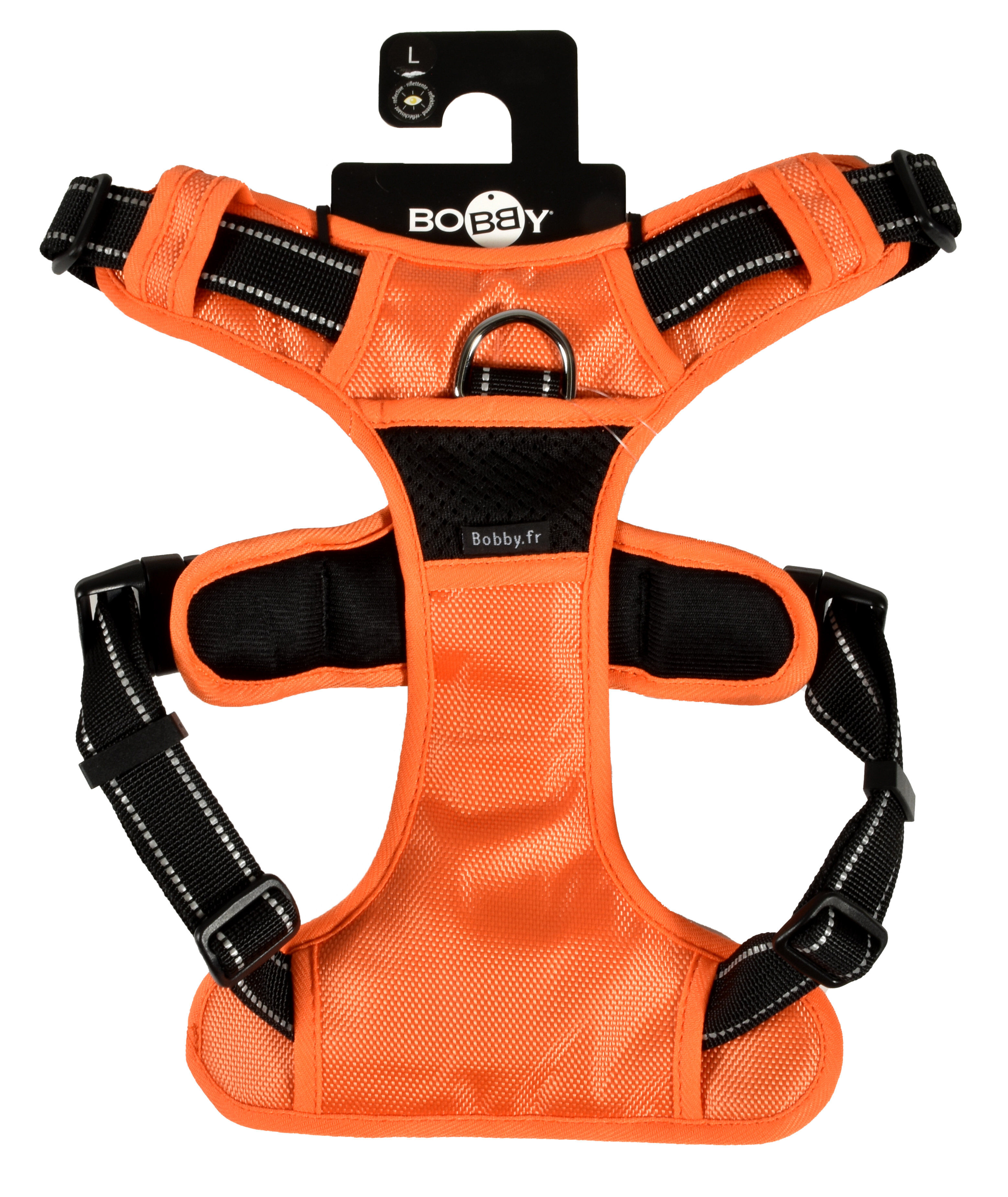 Bobby - Harnais Rando Walk Orange pour Chiens - S Image num&eacute;ro 1
