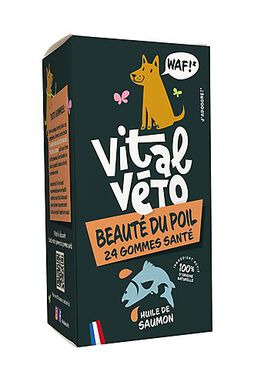 Vitalvéto - Gommes Santé Beauté du Poil pour Chien - 24g