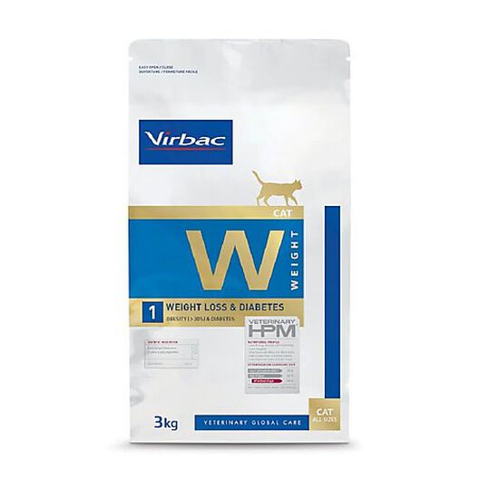 Virbac - Croquettes Veterinary HPM Weight Loss & Diabetes pour Chats - 3Kg image number null
