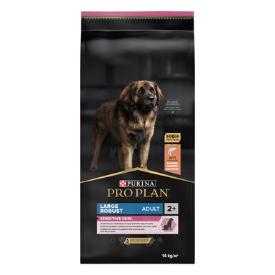 Pro Plan - Croquettes OPTIDERMA Large Robust Sensitive Skin Saumon pour Chien - 14Kg