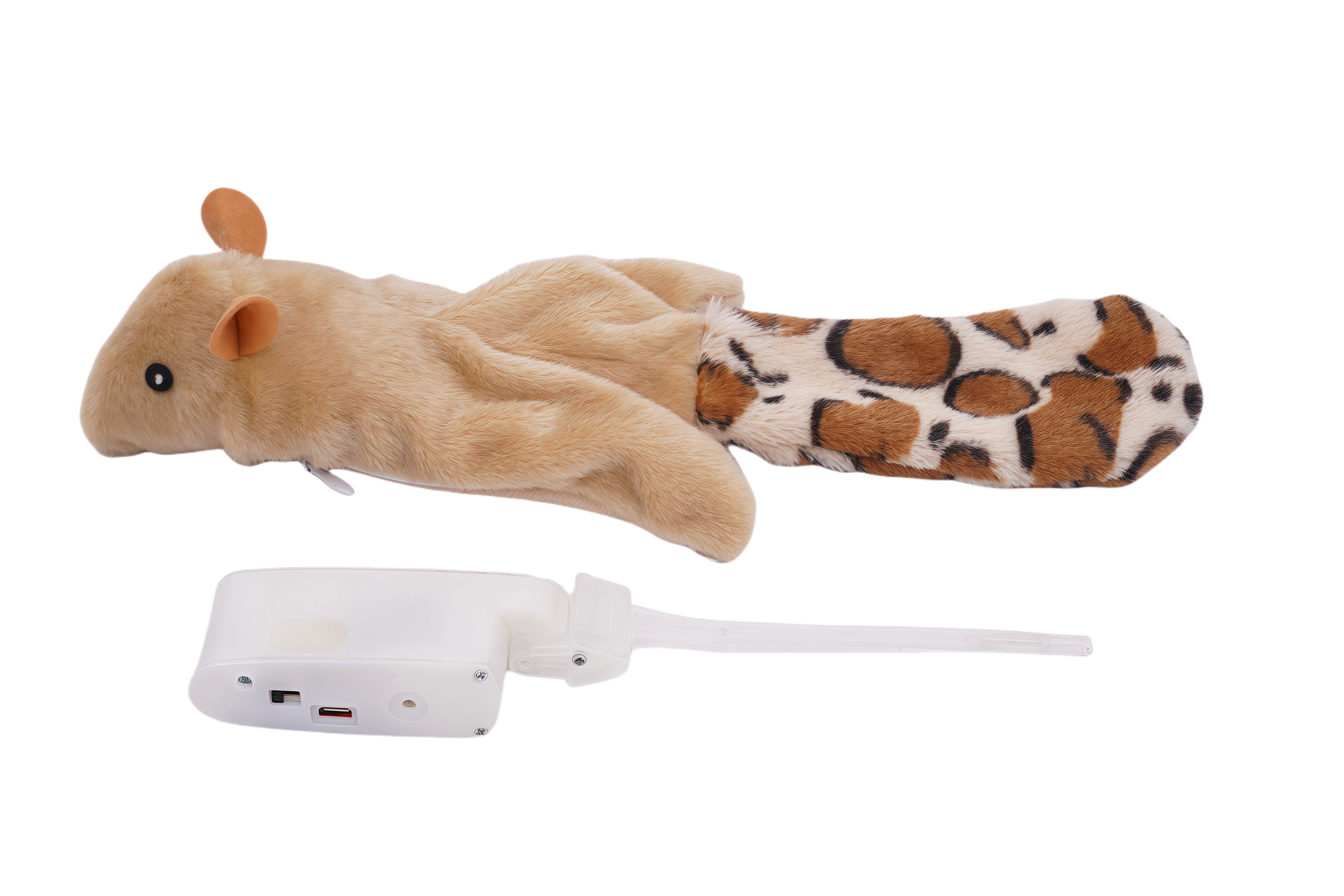 Tootoy! - Jouet Peluche Skinneeez Ecureuil Interactif - Beige Image num&eacute;ro 4