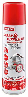 Beaphar - Spray et Diffuseur Automatique 80m2 pour Habitat - 250ml