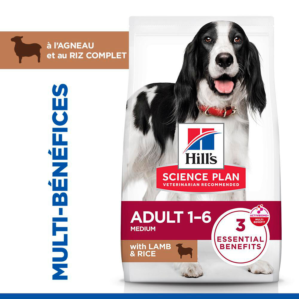 Hill's Science Plan - Adult Croquettes Pour Chien A L'agneau Et Riz  - 12kg Image num&eacute;ro 3