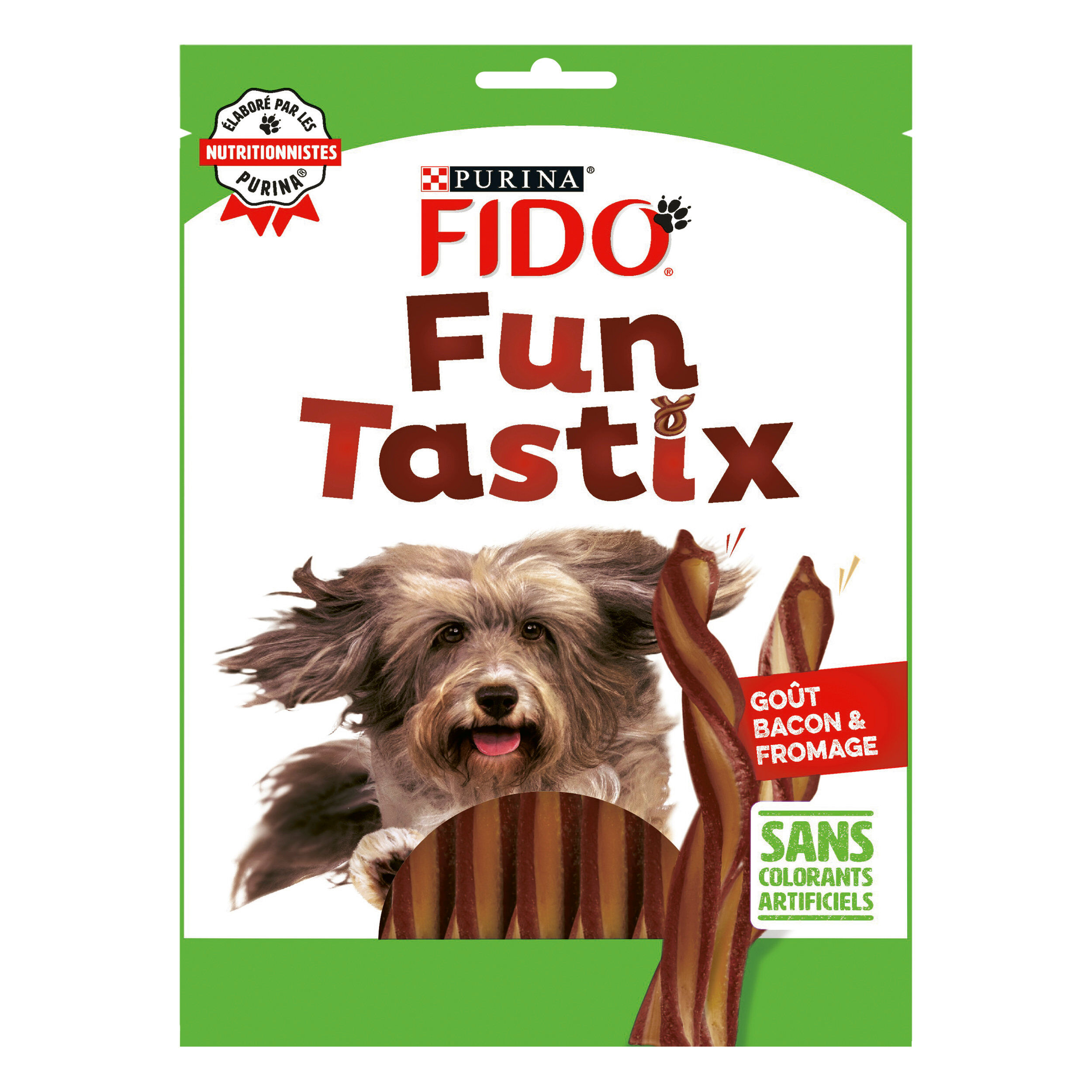 Fido - Friandises Funtastix Bacon et Fromage pour Chien - 150g Image num&eacute;ro 4