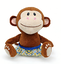 Summer Vibes - Peluche Singe Dolce Vita pour Chiens - 27cm Indicateur image num&eacute;ro 1