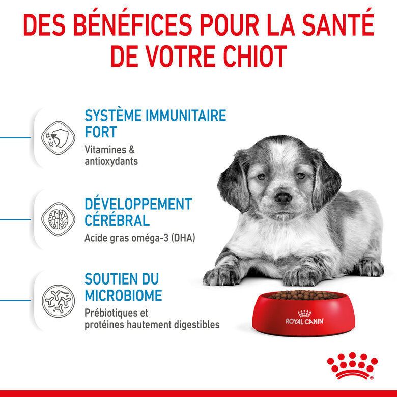 Royal Canin - Croquettes Medium Puppy pour Chiot - 15Kg Image numéro 4 Royal Canin - Croquettes Medium Puppy pour Chiot - 15Kg Image numéro 4