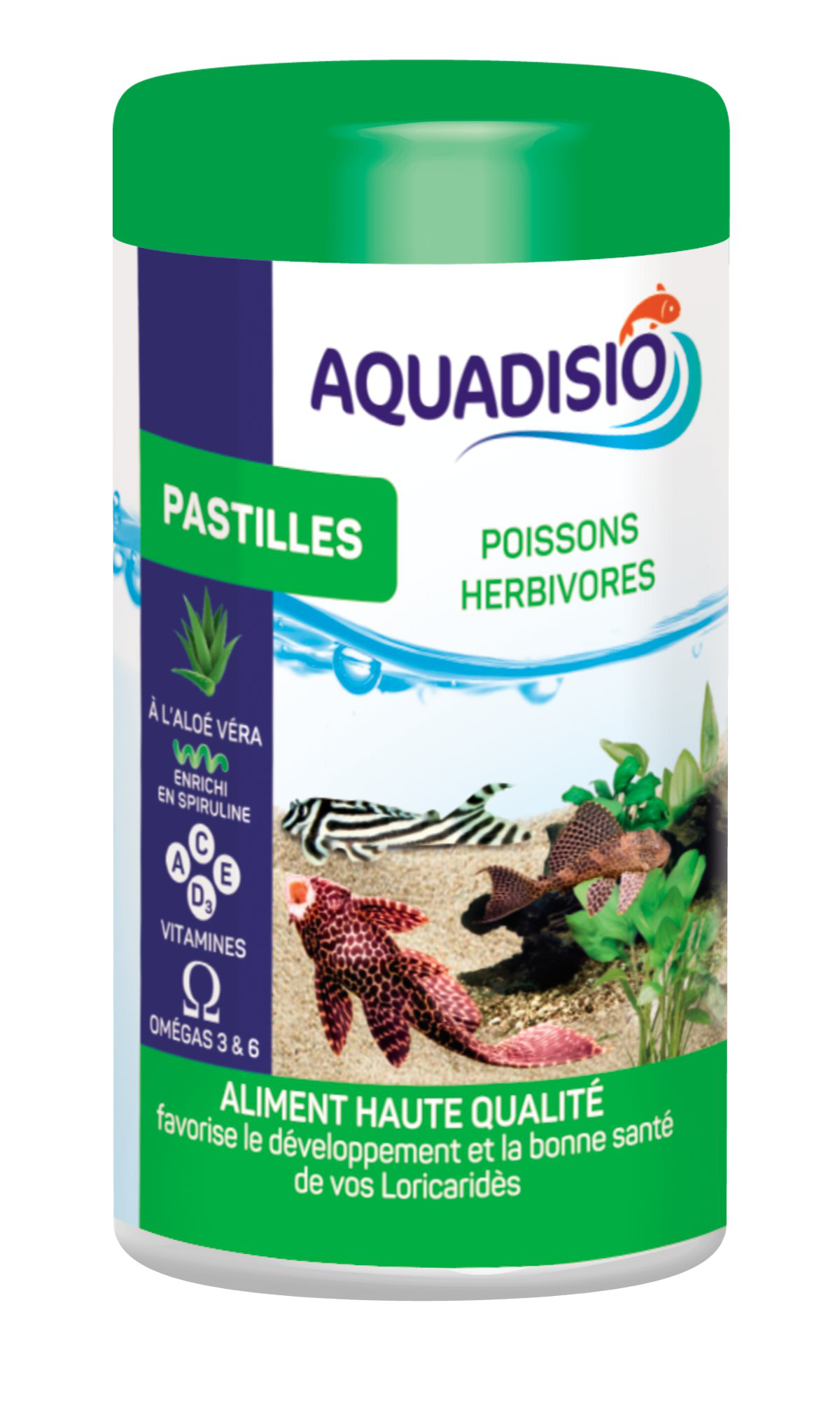 Aquadisio - Aliments en Pastilles pour Loricarid&eacute;s - 100ml Image num&eacute;ro 1