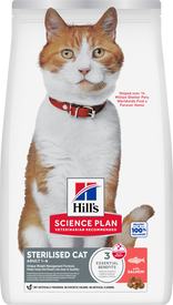 Hill's Science Plan - Croquettes Feline Adult Sterilised Cat  Saumon - 300g