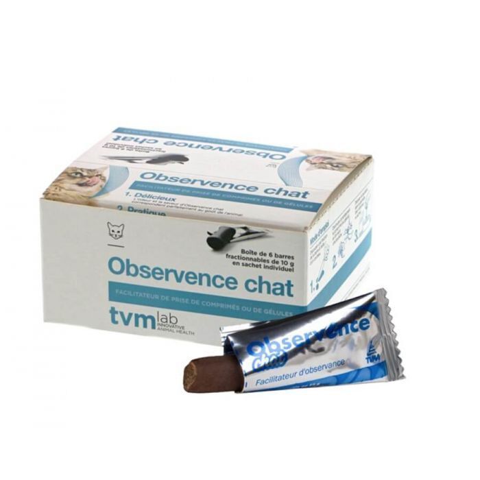 TVM - Barres Fractionnables Observence Chat Enrobe G&eacute;lules - 30x10g Image num&eacute;ro 1
