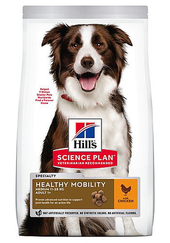 Hill's Science Plan - Croquettes Healthy Mobility Medium Adult Poulet pour Chien - 12Kg image number null