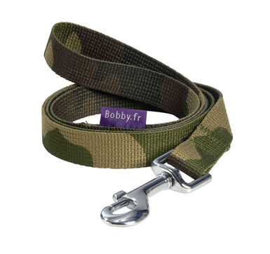 Bobby - Laisse Camouflage Kaki pour Chiens
