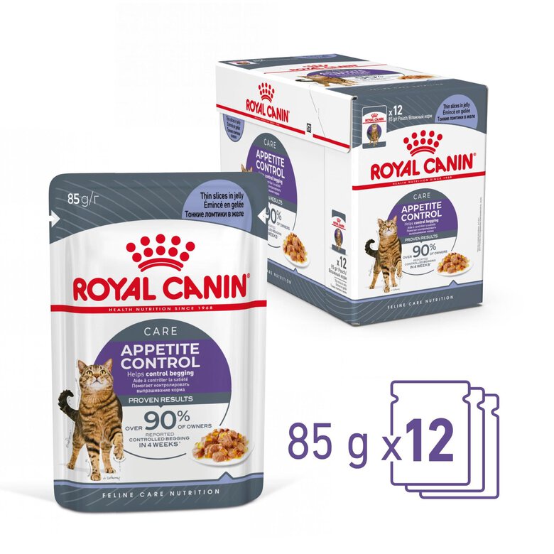 Royal Canin - Sachets Appetite Control Care en Gelée pour Chat - 12x85g Image numéro 13 Royal Canin - Sachets Appetite Control Care en Gelée pour Chat - 12x85g Image numéro 13