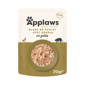Applaws - Sachet Poulet et Agneau Gelée pour Chat - 70g