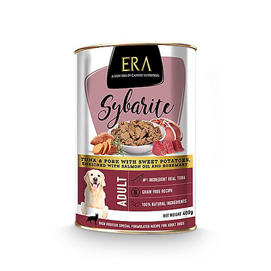 Era - Pâtée Sybarite Thon et Porc pour Chiens - 400g