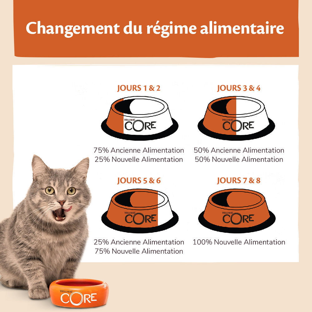 Wellness CORE - Croquettes Original Dinde et Poulet pour Chat - 4Kg Image num&eacute;ro 5