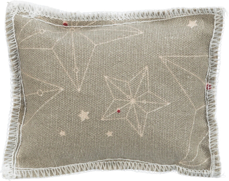 Trixie - Xmas coussin, en coton, valériane, 7 × 9 cm, beige/naturel Image numéro 1 Trixie - Xmas coussin, en coton, valériane, 7 × 9 cm, beige/naturel Image numéro 1