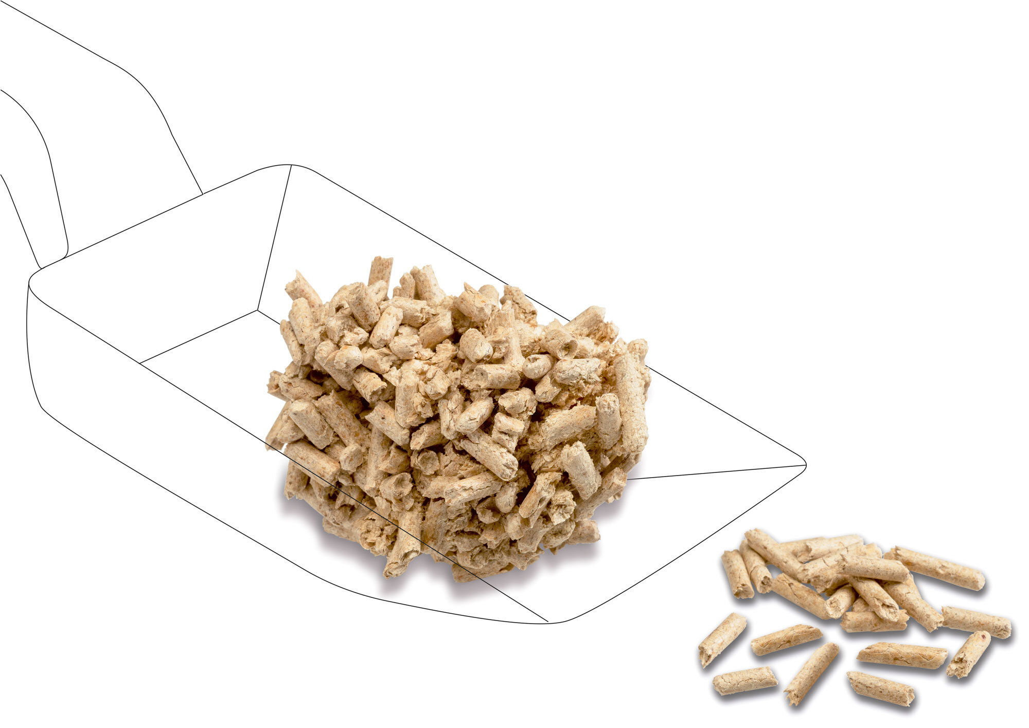 Cat's Best - Liti&egrave;re V&eacute;g&eacute;tale Smart Pellets pour Chat - 10L Image num&eacute;ro 5