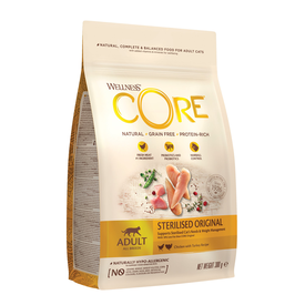Wellness - Croquettes Sterilised Dinde et Poulet Pour Chats - 300g