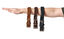 Hunter - Collier Solid Education en Cuir de Bœuf Marron - 45/S Indicateur image numéro 2