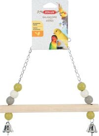 Zolux - Balançoire en Bois Chaîne et Métal pour Perruche