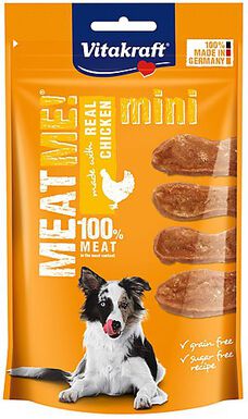 Vitakraft - Friandises Meat Me Mini au Poulet pour Chien - 60g