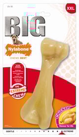 Nylabone - Jouet Os à Mâcher BIG Bone au Poulet pour Chiens - XXL