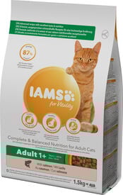 Iams -  Croquettes Vitality Chat Adulte - Au saumon - 1,5kg