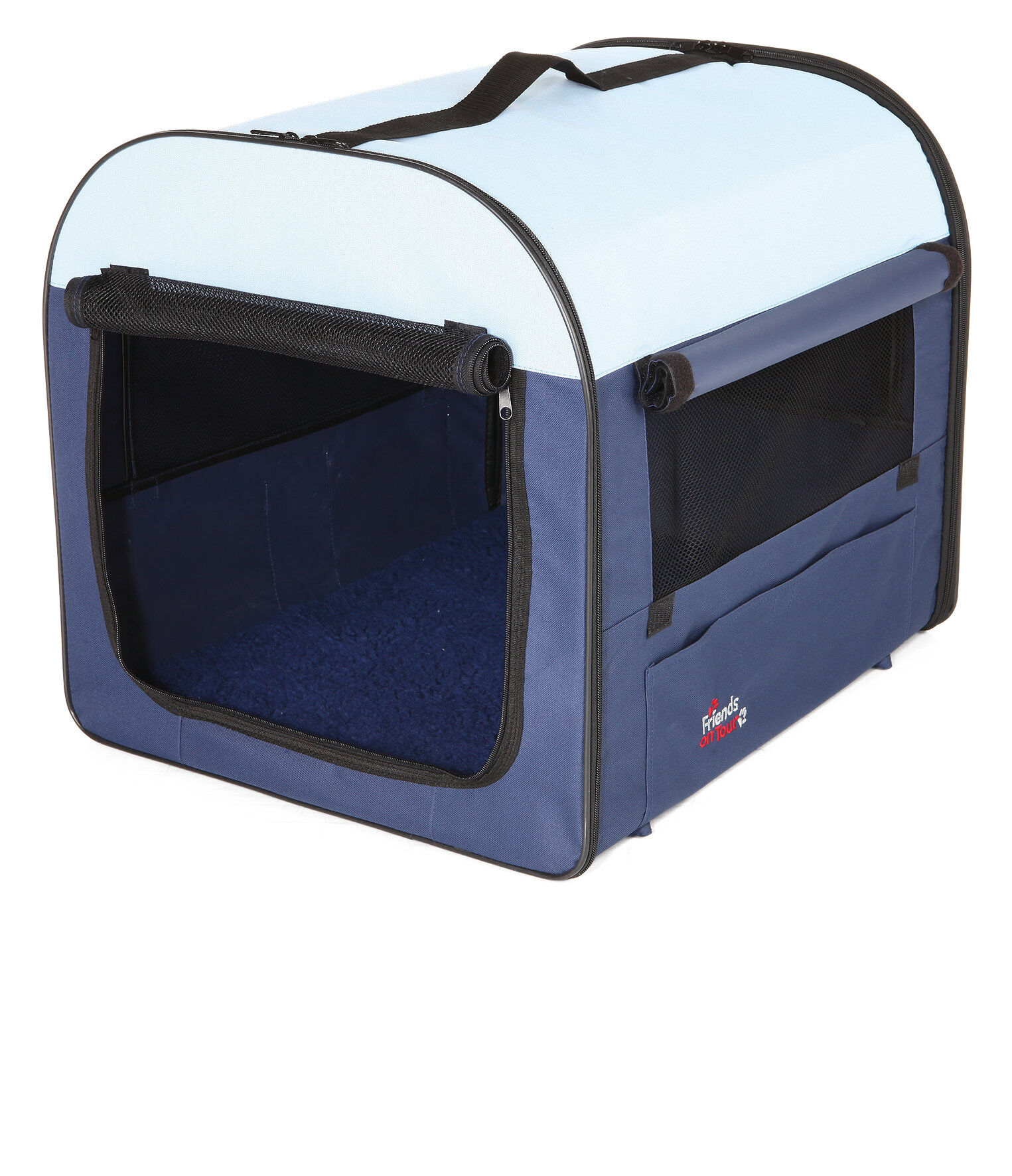 Trixie - Transport Souple Bleu Fonc&eacute; et Bleu Clair pour Chien - M Image num&eacute;ro 2