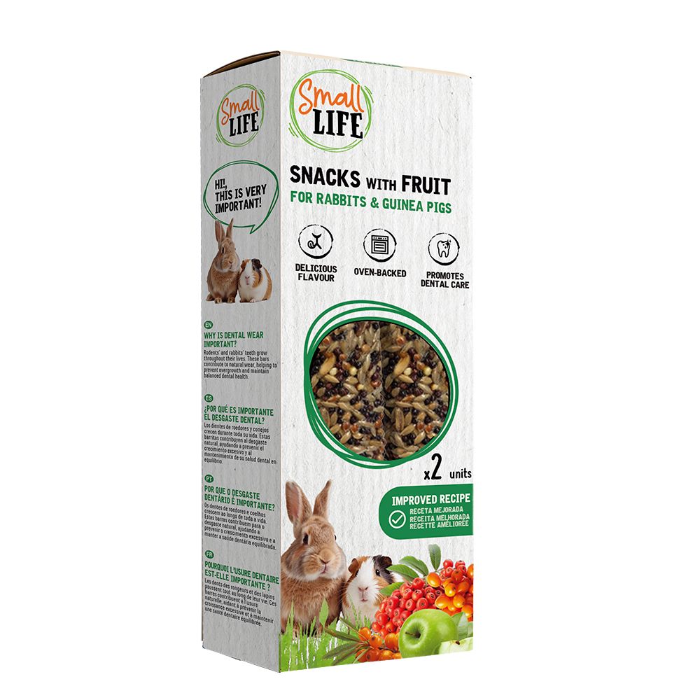Small Life - Snack aux Fruits pour Lapins et Cochons Dinde - 115g Image num&eacute;ro 1
