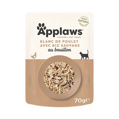 Applaws - Sachet Fraîcheur Poulet et Riz pour Chat - 70g