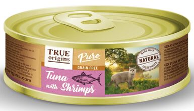 True Origins Pure - Patée Top Cat Adult Thon Gambas - 85g